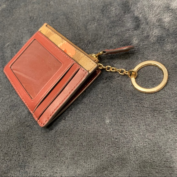 Coach Floral Mini Skinny ID Case - Picture 2 of 6